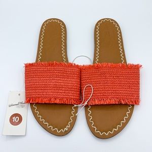 Universal Thread Coral Flat Sandals